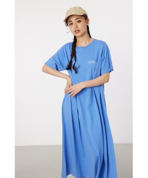 「RODEO CROWNS WIDE BOWL」 Tシャツワンピース FREE ライトカーキ レディース_画像6