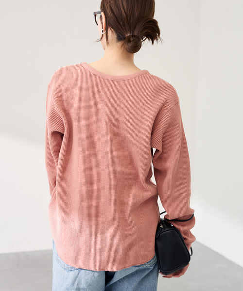 FRAMeWORK（フレームワーク） tシャツ ワッフルロンT レディース