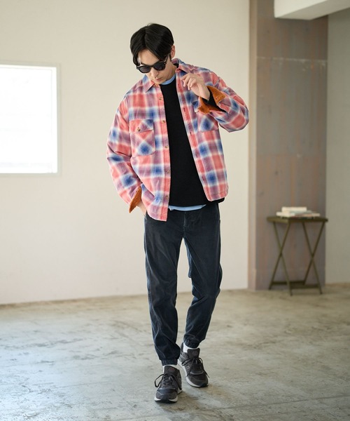 「BAYFLOW」 コーデュロイパンツ MEDIUM グリーン メンズ_画像4