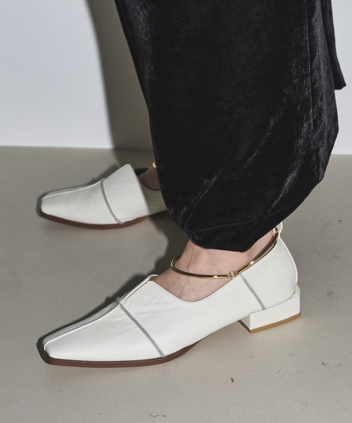 「GRISE」 シューズ 22cm アイボリー レディース_画像6