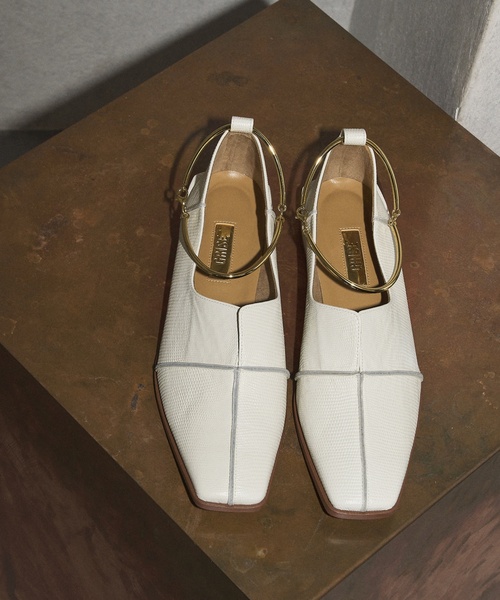 「GRISE」 シューズ 22cm アイボリー レディース_画像8