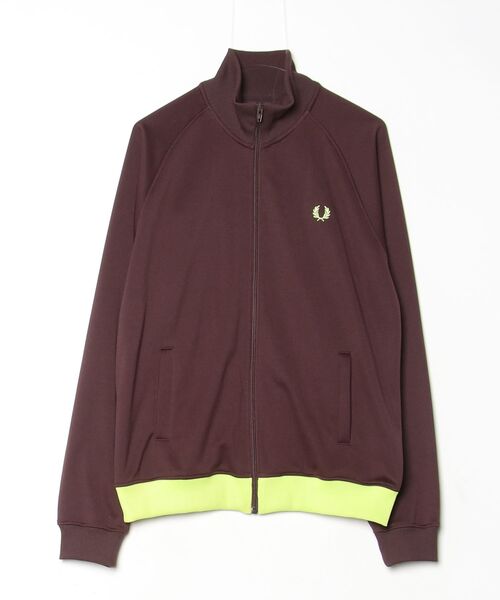 FRED PERRY」 ジャージブルゾン L ブラウン メンズ ブラウン（茶色）系 