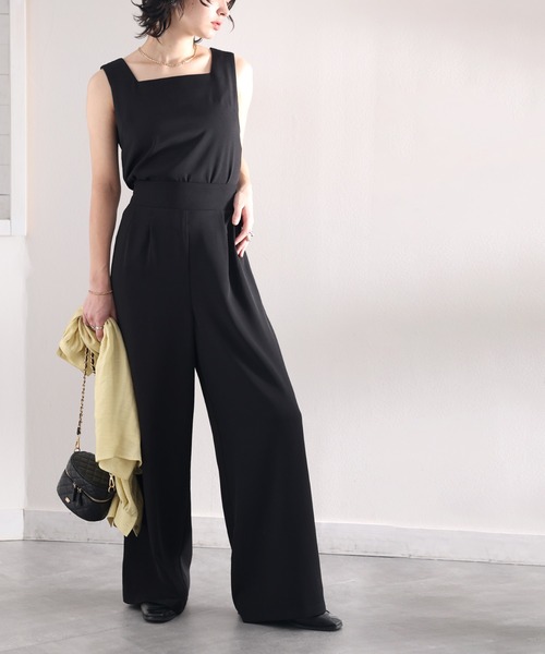 「RIRIYANO」 セットアップ MEDIUM チャコールグレー レディース_画像3