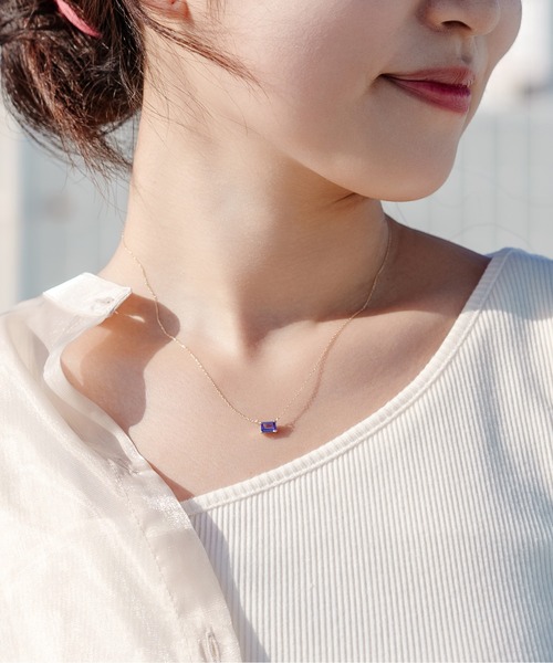 Jewel closet by L&Co.」 ネックレス 12月 ブルーパープル レディース 