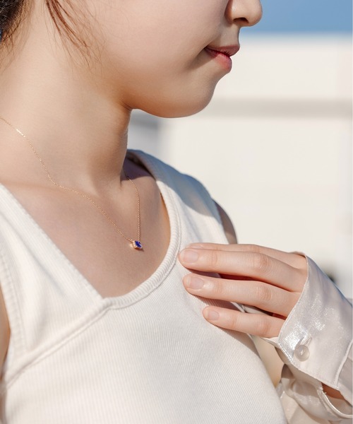 Jewel closet by L&Co.」 ネックレス 12月 ブルーパープル レディース 