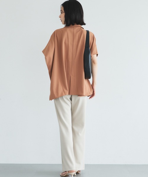 パンツ 多機能センターシームソフトリブパンツ レディースの画像