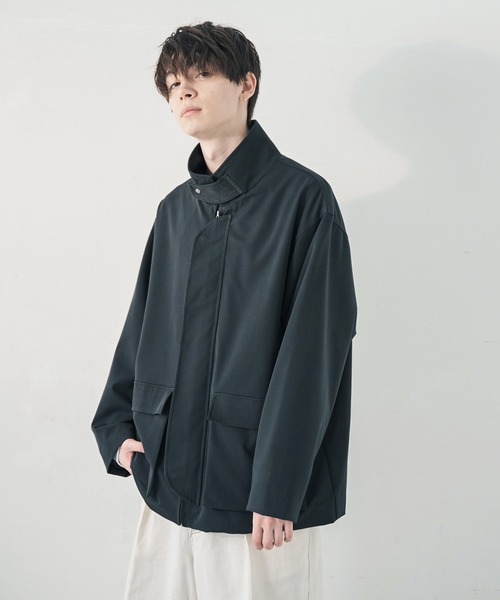 「ADAMASTE」 ブルゾン LARGE チャコールグレー メンズ_画像2