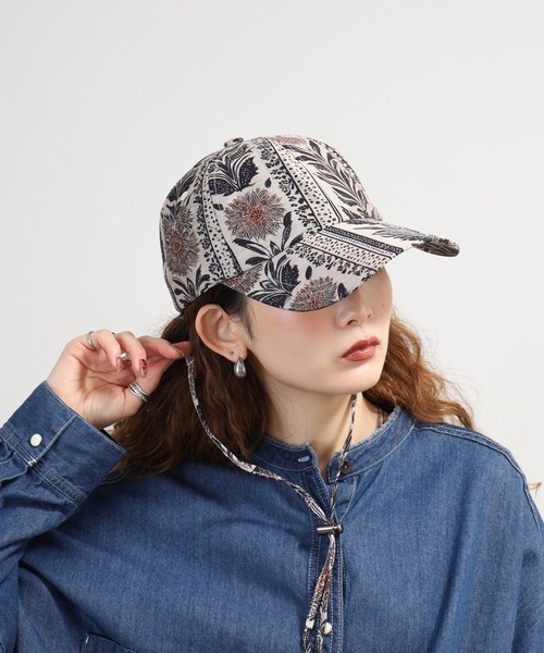FUNALIVE（ファンアライブ） キャップ 帽子 Ethnic Long Bill Cap
