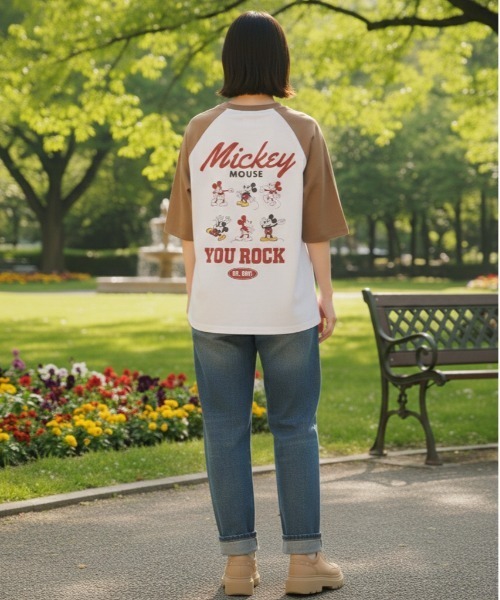 Disney（ディズニー） tシャツ 「DISNEY/ディズニー」ミッキーマウス
