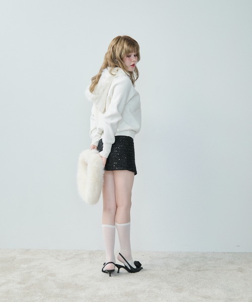 「TITTY&CO.」 ミニスカート FREE アイボリー レディース_画像9