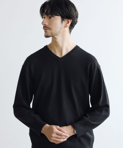 「SPU」 長袖ニット L ネイビー メンズ_画像9