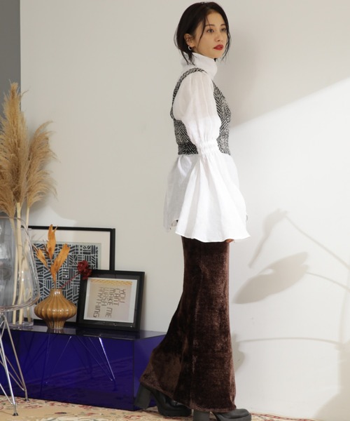 「mici」 タイトスカート ONE SIZE ネイビー レディース_画像7