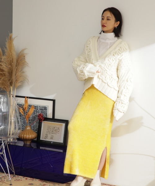 「mici」 タイトスカート ONE SIZE ネイビー レディース_画像8