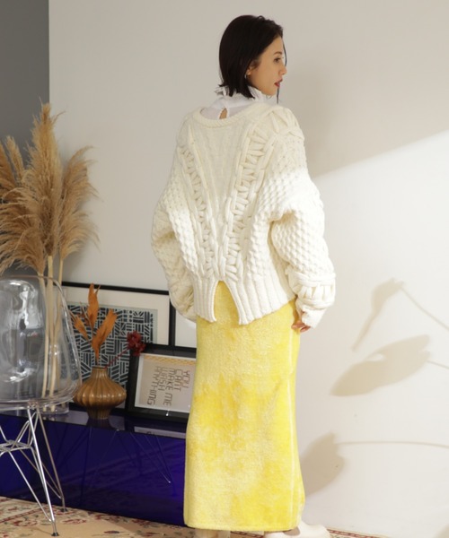 「mici」 タイトスカート ONE SIZE ネイビー レディース_画像9