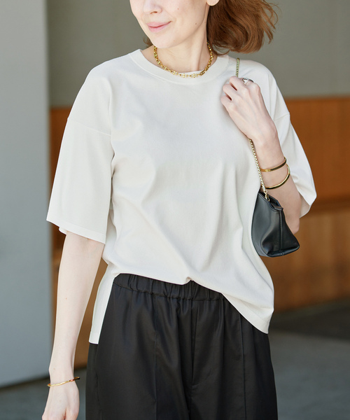 サマーニット ニット セーター ニットTシャツ レディースの画像