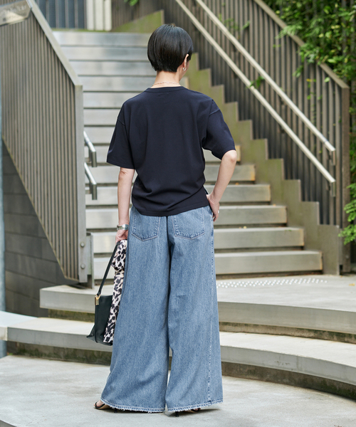 サマーニット ニット セーター ニットTシャツ レディースの画像