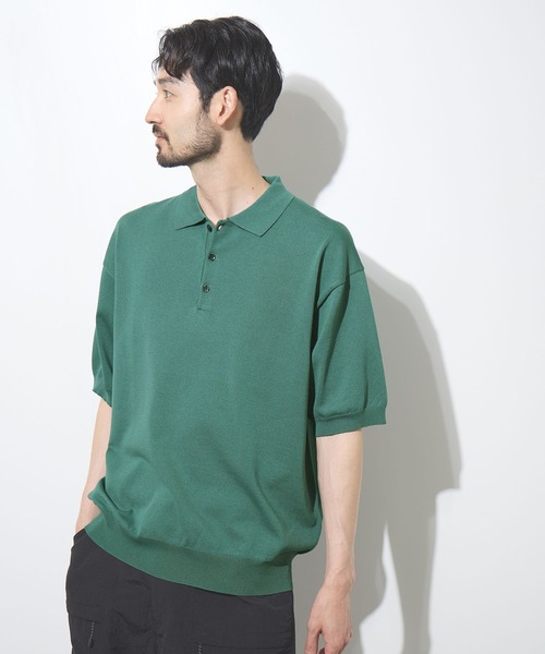  ポロシャツ ニット ダークグリーン URBAN COLLECTION（アーバンコレクション） セーター ニット URBAN