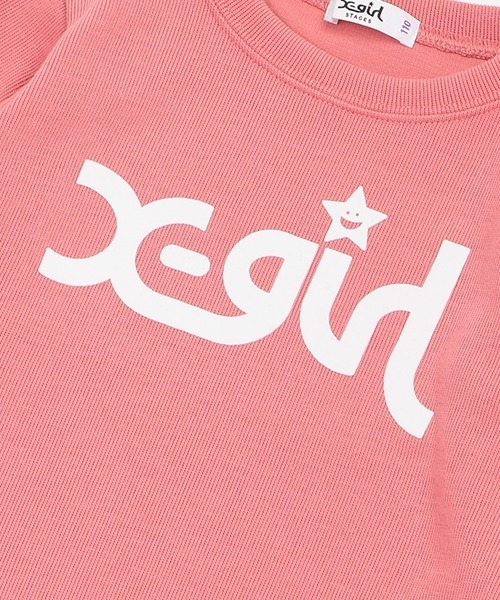 「X-girl Stages」 「KIDS」長袖ワンピース 80cm ネイビー キッズ_画像5