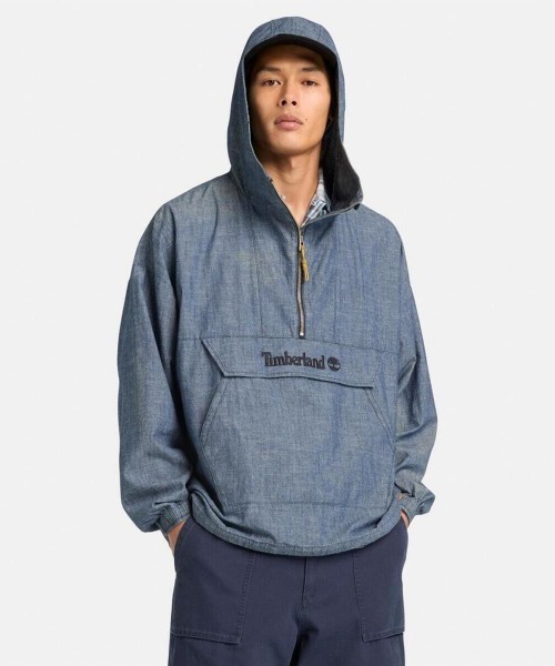 90s Timberland アノラックダウンジャケット Timberland（ティンバーランド） デニムジャケット gジャン Timberland