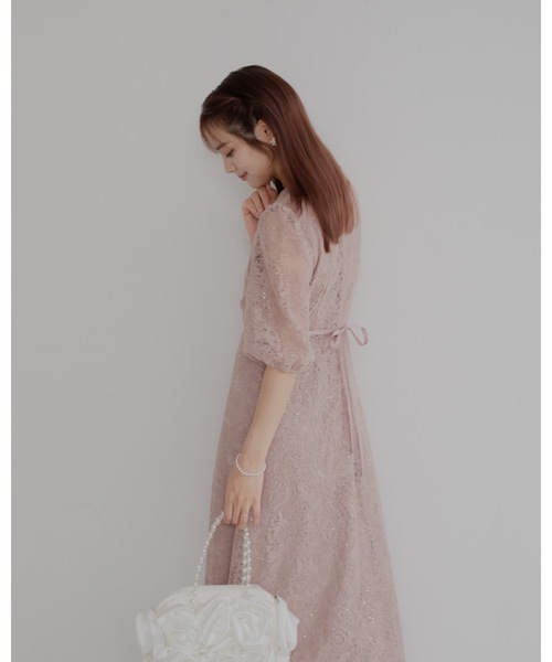 JUMELLE（ジュメロ） 半袖ワンピース FREE ピンク レディース