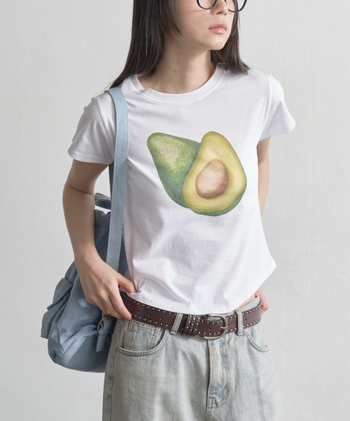 「UNE MANSION」 半袖Tシャツ FREE ホワイト レディース_画像3