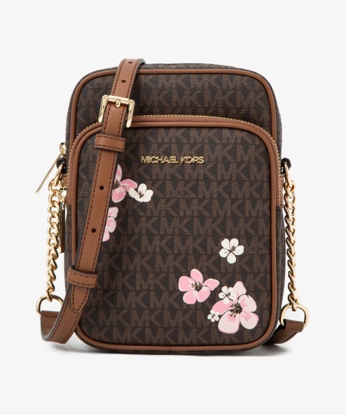 り*ま様 【美品】MICHAEL KORS ショルダーバッグ ブラックブラウン MICHAEL KORS（マイケルコース） ショルダーバッグ FREE ブラウン