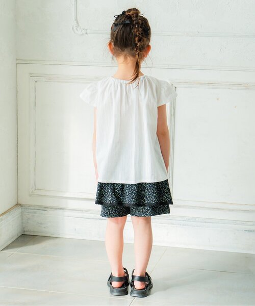 ラッフルキュロットパンツ HOLIDAYラッフルストラップキュロットパンツ