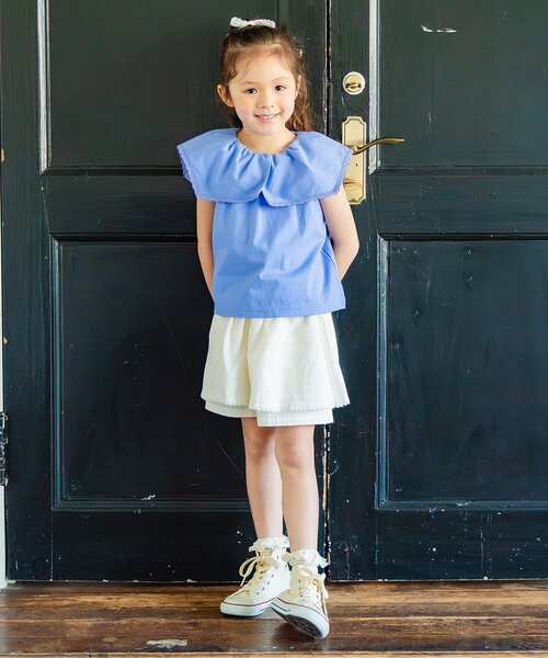 Boribon ハーフパンツ パンツ ラッフルキュロット キッズ 子供服