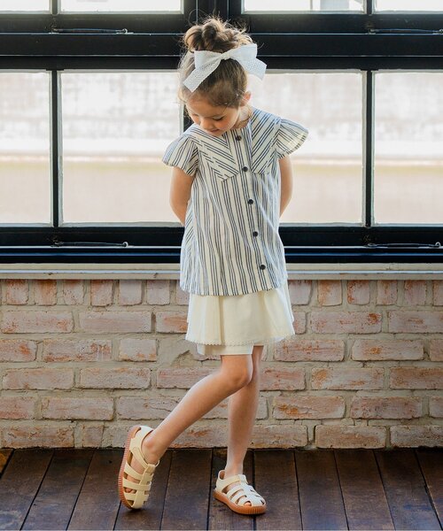 Boribon ハーフパンツ パンツ 短パン ラッフルキュロット キッズ 子供
