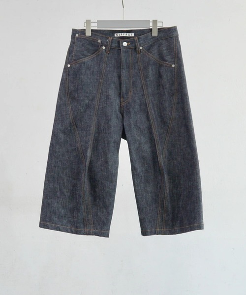 NVRFRGT（ネヴァーフォーゲット） ワイドパンツ ハーフパンツ ジーンズ