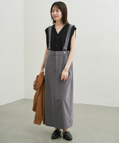 SLOBE IENA（スローブイエナ） ロング スカート ジャンパースカート