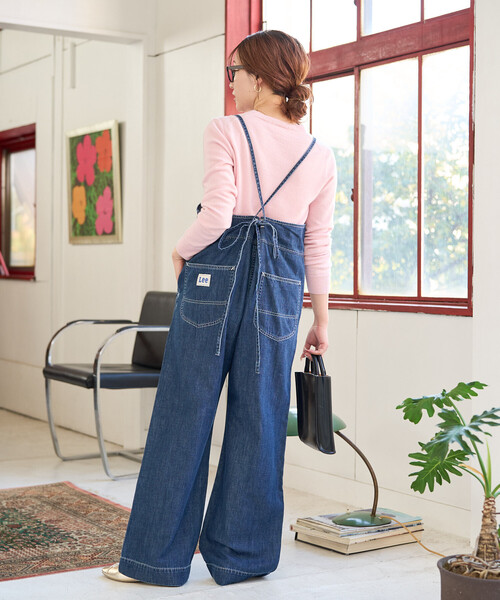 「FREAK'S STORE」 オーバーオール MEDIUM ブルー レディース_画像7