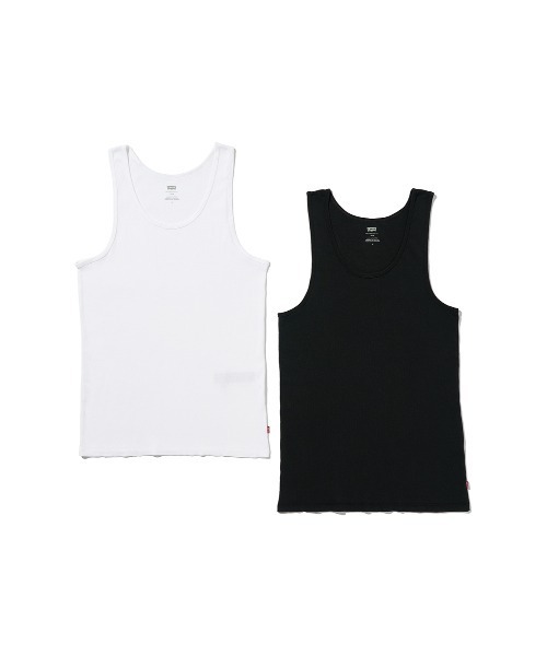 Levi's（リーバイス） タンクトップ 2パック リブタンクトップ メンズ