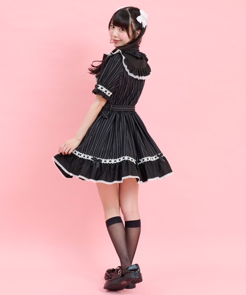 Secret Honey（シークレットハニー） ワンピース 半袖 ベルト付ヨーク