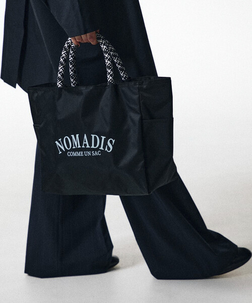 NOMADIS(ノマディス) ⁄ トートバッグ⁄ナイロン⁄グレー⁄ロゴ NOMADIS(ノマディス) ⁄ トートバッグ⁄ナイロン⁄グレー⁄ロゴ