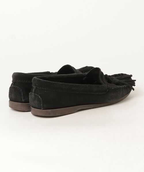 「Minnetonka」 モカシンシューズ US6.5 ブラック レディース_画像2