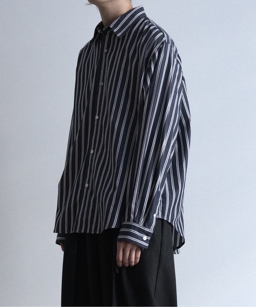 「Casper John」 長袖シャツ S グレー メンズ_画像2