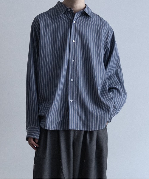 「Casper John」 長袖シャツ S グレー メンズ_画像5