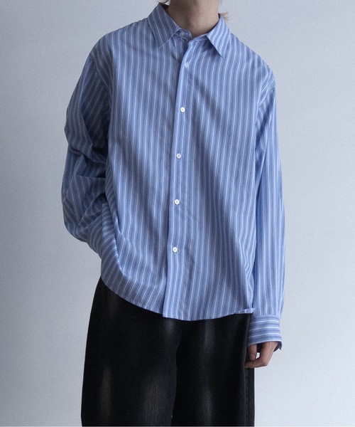 「Casper John」 長袖シャツ S グレー メンズ_画像6