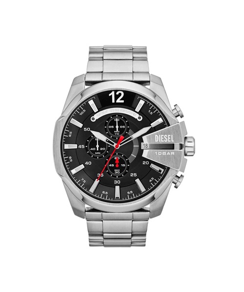 DIESEL | ディーゼル DZ-4308 シルバー Diesel Chief DZ4308 Men's Wrist Watch - Silver for sale