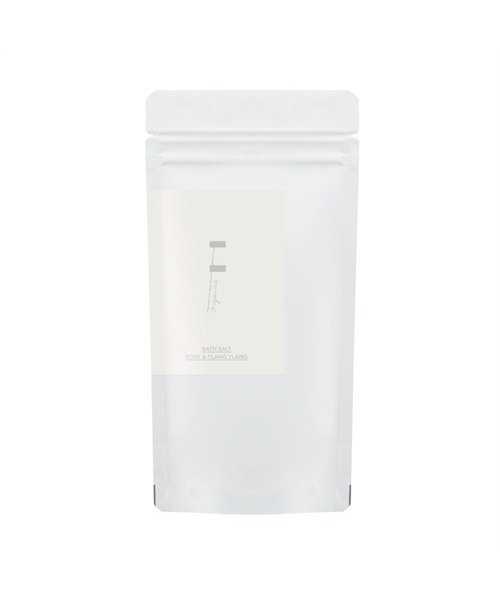 入浴剤 F organics / バスソルト 200g ローズ＆イランイランの香り レディース メンズ