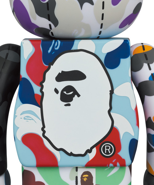 BE@RBRICK フィギュア BAPE(R) CAMO 28TH ANNIVERSARY MULTI 400％ 1