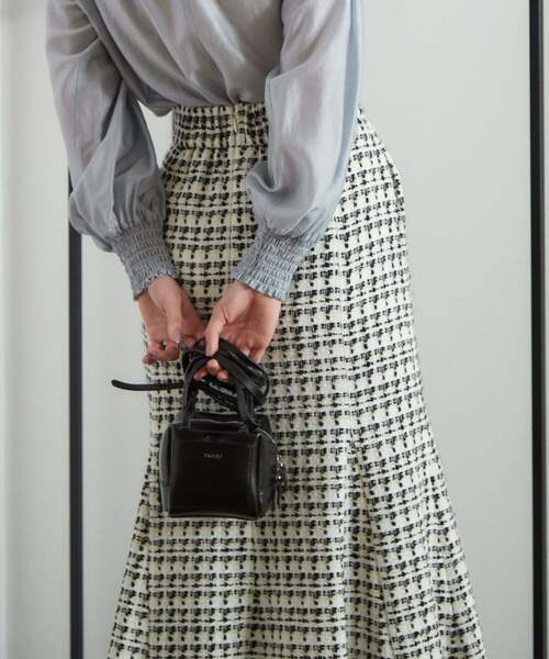 Tiara スカート ツイードマーメイドスカート「オンラインストア限定  