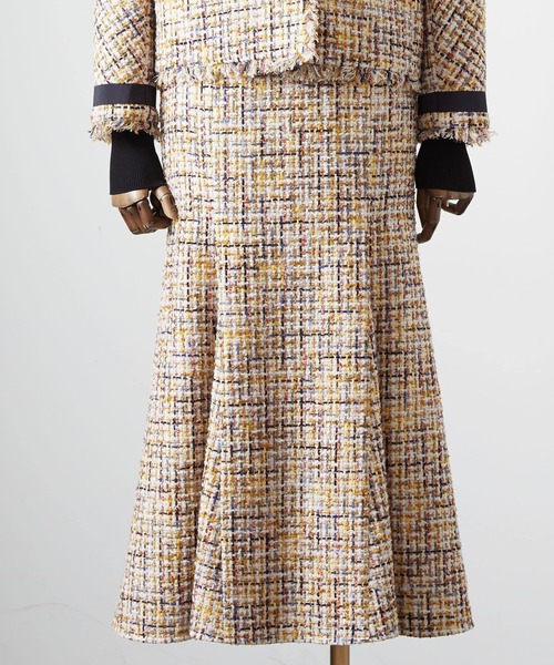 Tiara スカート ツイードマーメイドスカート「オンラインストア限定  