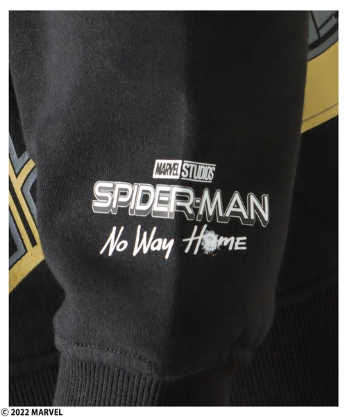 Meravel ミーラベル　パーカー　ブラック パーカー MARVEL マーベル スパイダーマン / メンズ : ZOZOTOWN