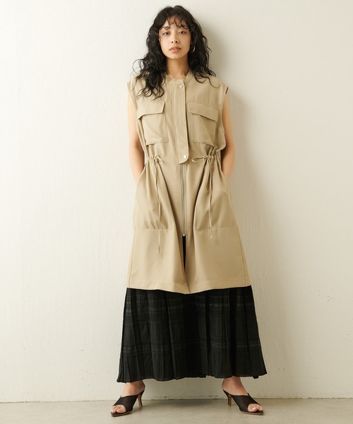 最新作の ベスト Gazette Whim 【THE ZOZOTOWN : PAUSE】ワークロングジレ トップス