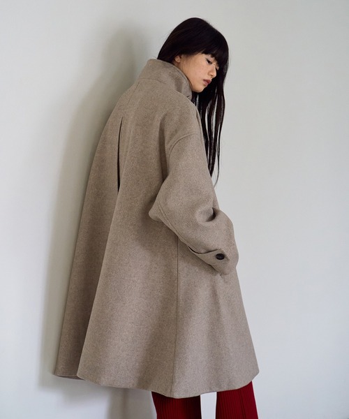 ⭐︎週末最終値下⭐︎美品保管ADORE ウールコート ピーコート¥22000 Abor ピーコート pコート 「Abor」フェイクウールミドルコート