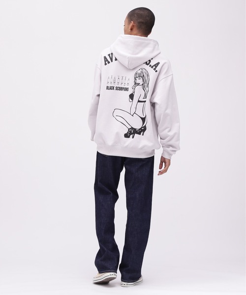 AVIREX（アヴィレックス） パーカー 「WEB＆DEPOT限定」BLACK SCORPION