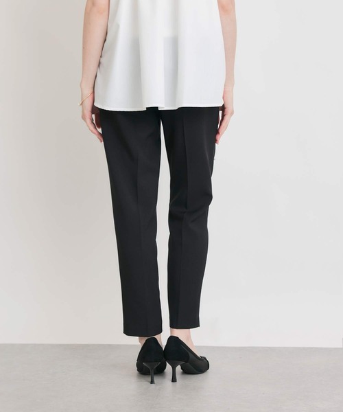 PICCIN PERLA スラックス パンツ フロントタック センタープレス