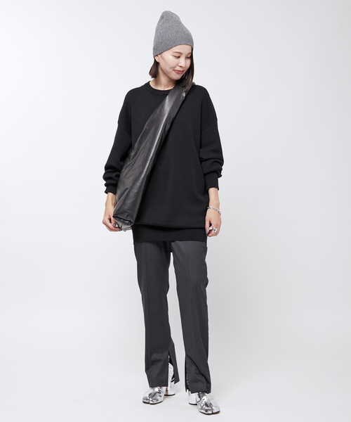 AP STUDIO ニット Relax-sized Tunic Pullover レディース
